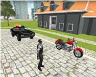 Police chase real cop driver Superman HTML5 játék