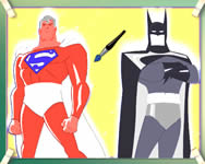 Batman vs Superman coloring játék