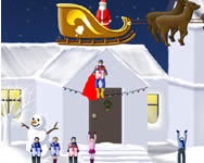 Christmas super hero online játék