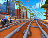 Railway runner-3D Superman HTML5 jtk