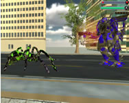 Spider robot warrior web robot spider Superman ingyen játék