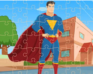 Superheroes jigsaw Superman HTML5 játék